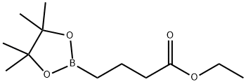 Ethyl 4-(4,4,5,5-tetramethyl-1,3,2-dioxaborolan-2-yl)butanoate Struktur