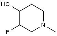 3-fluoro-1-methylpiperidin-4-ol Structure