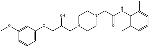 N-(2,6-dimethylphenyl)-2-(4-(2-hydroxy-3-(4-methoxyphenoxy)propyl)piperazin-1-yl)acetamide|雷诺嗪杂质