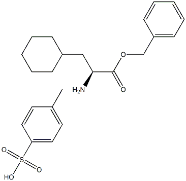 Beta-Cyclohexyl-L-Alanine Benzyl Ester-Para- Toluenesulfonate 结构式