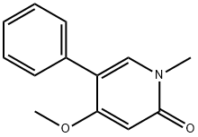 4-methoxy-1-methyl-5-phenylpyridin-2(1H)-one Structure