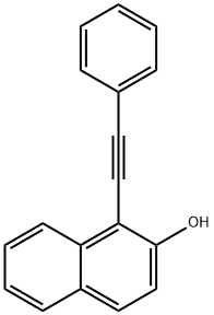 1-(phenylethynyl)naphthalen-2-ol Structure