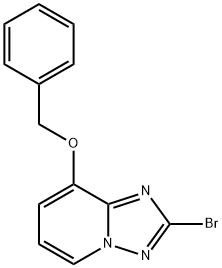 8-Benzyloxy-2-bromo-[1,2,4]triazolo[1,5-a]pyridine Struktur