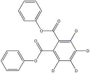 Diphenyl Phthalate-3,4,5,6-d4	,1398065-61-6,结构式