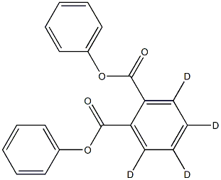 Diphenyl Phthalate-3,4,5,6-d4	, 1398065-61-6, 结构式