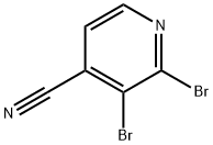 2,3-Dibromo-4-cyanopyridine Struktur