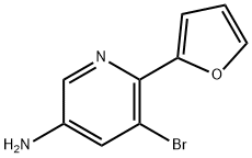 1399482-85-9 3-Amino-5-bromo-6-(2-furyl)pyridine