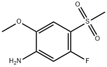 5-fluoro-4-methanesulfonyl-2-methoxyaniline Structure