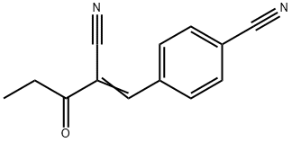 (Z)-4-(2-cyano-3-oxopent-1-en-1-yl)benzonitrile
