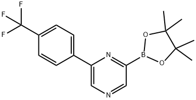 1402233-90-2 6-(4-Trifluoromethylphenyl)pyrazine-2-boronic acid pinacol ester