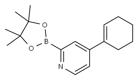 4-Cyclohexenylpyridine-2-boronic acid pinacol ester Struktur