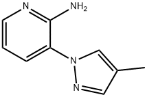 3-(4-METHYL-1H-PYRAZOL-1-YL)PYRIDIN-2-AMINE,1407153-44-9,结构式