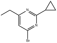 4-bromo-2-cyclopropyl-6-ethylpyrimidine|