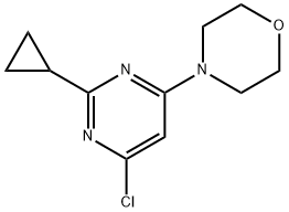 4-Chloro-2-cyclopropyl-6-(morpholino)pyrimidine|