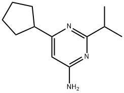 1412956-42-3 6-cyclopentyl-2-(propan-2-yl)pyrimidin-4-amine