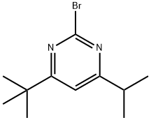 2-bromo-4-(iso-propyl)-6-(tert-butyl)pyrimidine,1412957-19-7,结构式