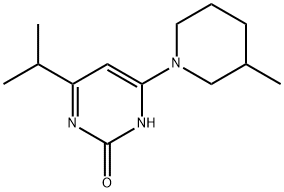 2-Hydroxy-4-(3-methylpiperidin-1-yl)-6-(iso-propyl)pyrimidine Structure