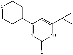 2-hydroxy-4-(4-tetrahydropyranyl)-6-(tert-butyl)pyrimidine Structure