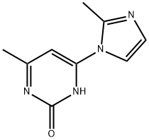 2-Hydroxy-4-(2-methyl-1H-imidazol-1-yl)-6-methylpyrimidine Structure
