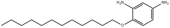1-十二烷氧基-2,4-苯二胺 结构式