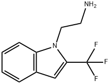 1H-Indole-1-ethanamine, 2-(trifluoromethyl)-,1415601-84-1,结构式