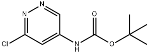 Carbamic acid, N-(6-chloro-4-pyridazinyl)-, 1,1-dimethylethyl ester Structure
