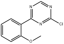 2-Chloro-4-(2-methoxyphenyl)-1,3,5-triazine Structure