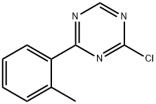 2-Chloro-4-(2-tolyl)-1,3,5-triazine Struktur