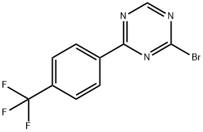 2-Bromo-4-(4-trifluoromethylphenyl)-1,3,5-triazine,1417518-03-6,结构式