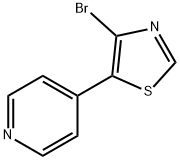 4-Bromo-5-(4-pyridyl)thiazole Struktur