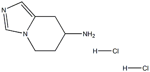 5,6,7,8-四氢咪唑并[1,5-A]吡啶-7-胺二盐酸盐, 1417635-70-1, 结构式