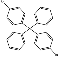 3,3'-二溴-9,9'-螺二[芴] 结构式