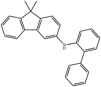 9H-Fluoren-3-amine, N-[1,1'-biphenyl]-2-yl-9,9-dimethyl- Structure