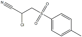 Propionitrile,2-chloro-3-[(4-methylphenyl)sulfonyl]- Structure