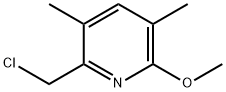 2-(chloromethyl)-3,5-dimethyl-6-methoxypyridine Struktur