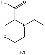 4-乙基吗啉-3-羧酸盐酸盐,1427378-51-5,结构式