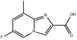 6-fluoro-8-methylimidazo[1,2-a]pyridine-2-carboxylic acid,1427388-43-9,结构式