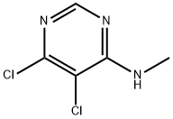 4-Pyrimidinamine, 5,6-dichloro-N-methyl- 化学構造式