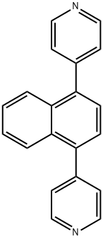 1,4-di(pyridin-4-yl)naphthalene Struktur