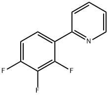 2-(2,3,4-trifluorophenyl)pyridine Structure