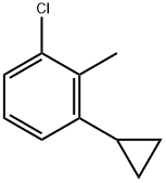 3-(Cyclopropyl)-2-(methyl)chlorobenzene Structure