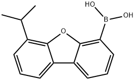 6-异丙基二苯并呋喃4硼酸,1435893-11-0,结构式