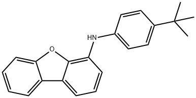 N-(4-叔丁基苯基)-二苯并呋喃-4-胺 结构式