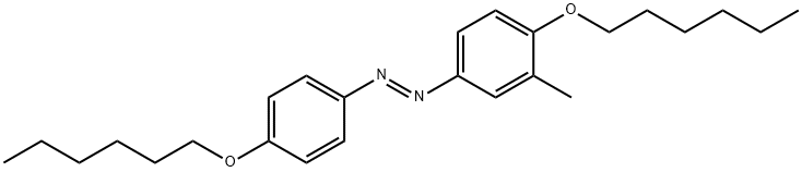4,4'-Bis(hexyloxy)-3-methylazobenzene Structure