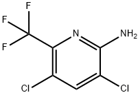 2-amino-3,5-dichloro-6-trifluoromethylpyridine Struktur