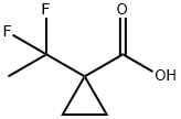 1-(1,1-difluoroethyl)cyclopropane-1-carboxylic acid Structure