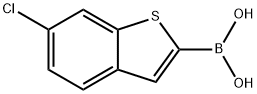 (6-氯苯并[B]噻吩-2-基)硼酸, 1450835-21-8, 结构式