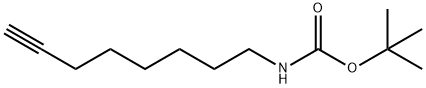 辛基-7-炔-1-基氨基甲酸叔丁酯, 1451262-84-2, 结构式