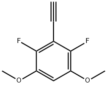 3-乙炔基-2,4-二氟-1,5-二甲氧基苯,1453211-49-8,结构式