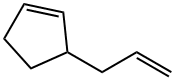 Cyclopentene, 3-(2-propen-1-yl)- 结构式